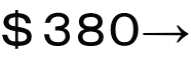 ＄３８０→
